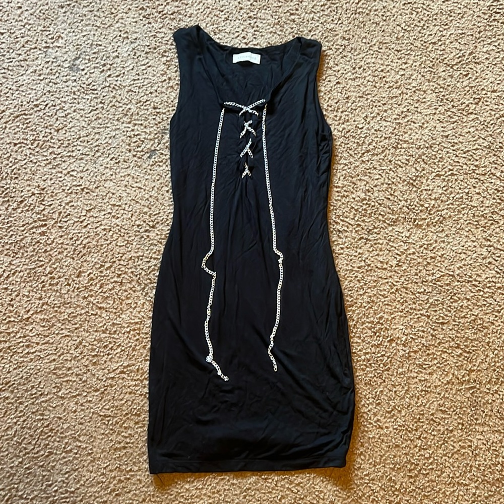 Black Dress With Chains
